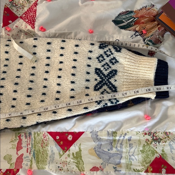 EMS men’s wool sweater size Meg nice pattern good condition - Picture 6 of 7